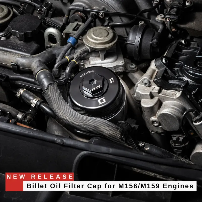 BlackBoost Billet Oil Filter Cap | for Mercedes AMG M156/M159 – 1