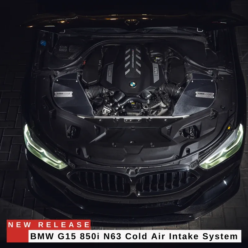 BlackBoost Cold Air Intake System | for BMW G15 850i N63 4.4L V8 Twin-Turbo