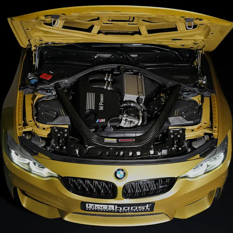 BlackBoost Cold Air Intake System | for BMW M4 (F82) S55 3.0L I6 Twin-Turbo