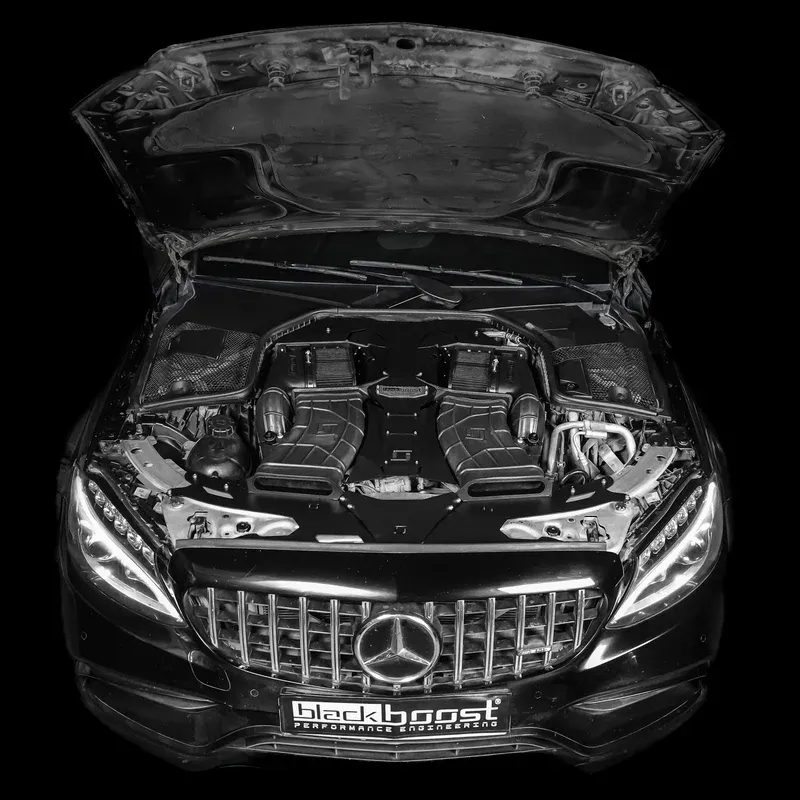 BlackBoost Cold Air Intake System | for Mercedes C450 (205) M276 3.0L V6 Twin-Turbo