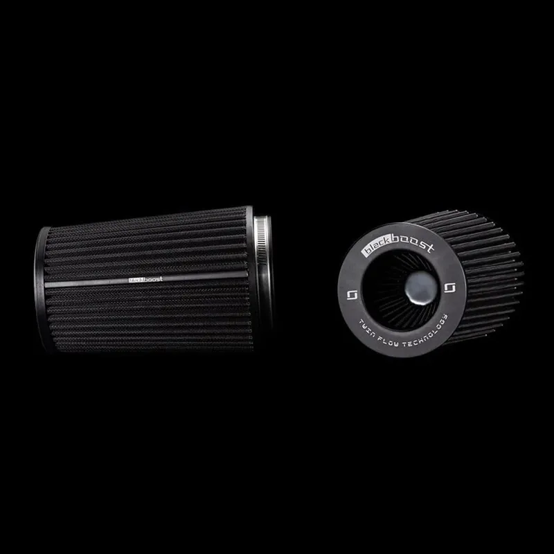 BlackBoost Twin Flow Synthetic Dry Air Filter, conical (4.3" x 206mm) – set of 2 | for BlackBoost cold air intake systems – 2