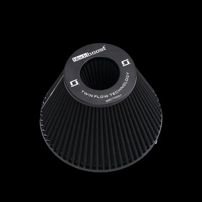 BlackBoost Twin Flow Synthetic Dry Air Filter, conical (8" x 191.5mm) | for BlackBoost cold air intake systems – 2