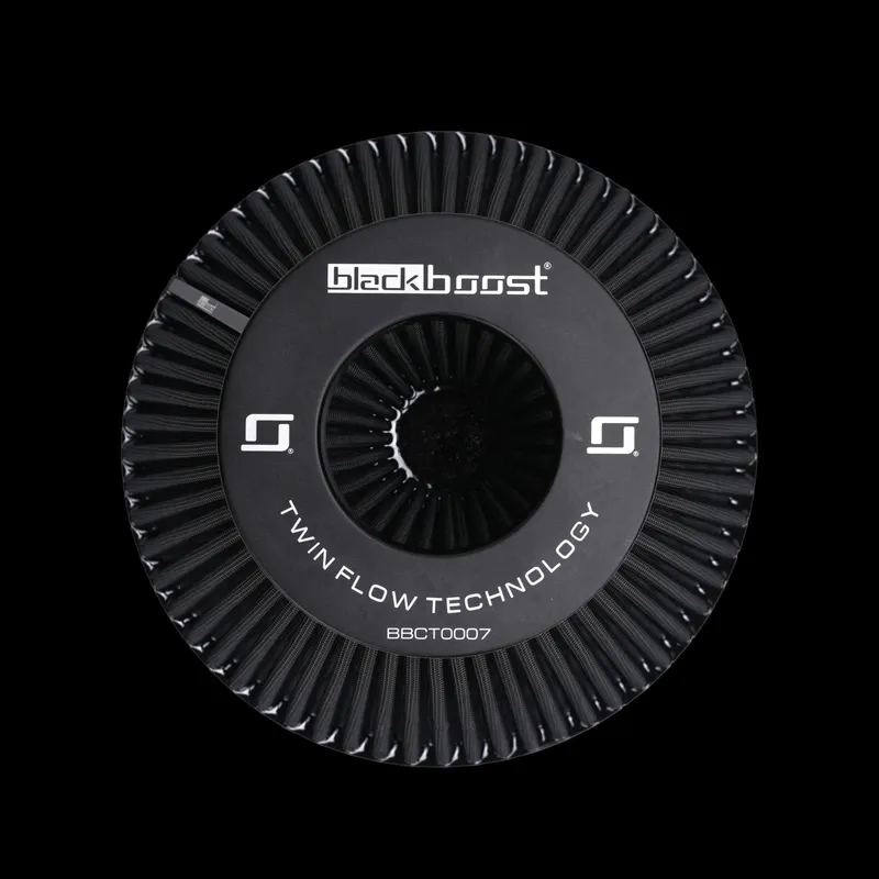 BlackBoost Twin Flow Synthetic Dry Air Filter, conical (8" x 191.5mm) | for BlackBoost cold air intake systems – 3