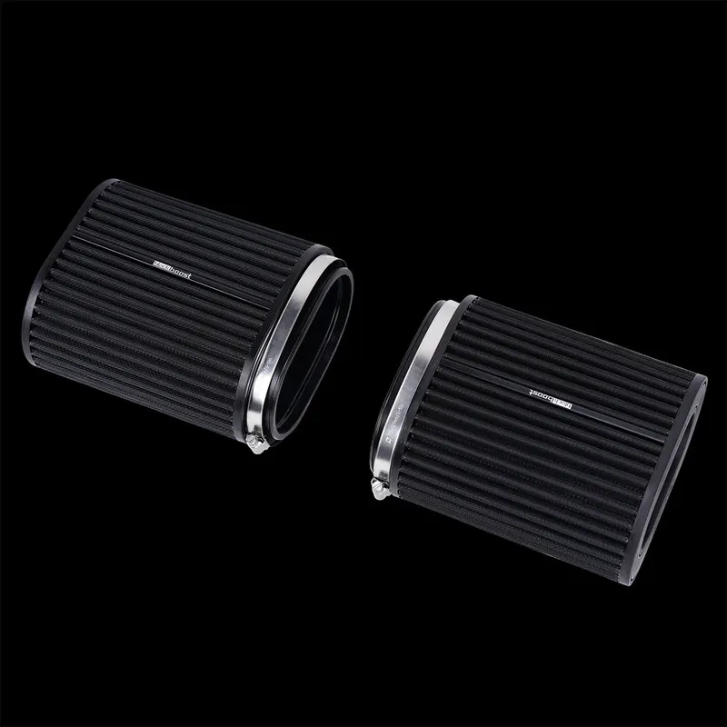 BlackBoost Twin Flow Synthetic Dry Air Filter, oval (4.3" x 196mm) V1 – set of 2 | for BlackBoost cold air intake systems