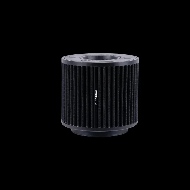 BlackBoost Twin Flow Synthetic Dry Air Filter, cylindrical (4.3" x 160mm) | for universal intake systems