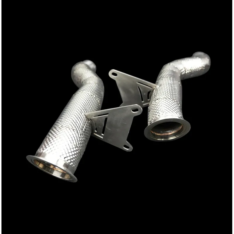 BlackBoost Catless Downpipes | for Ferrari 458 Spider (Type F142) F136 F 4.5L V8 – 7