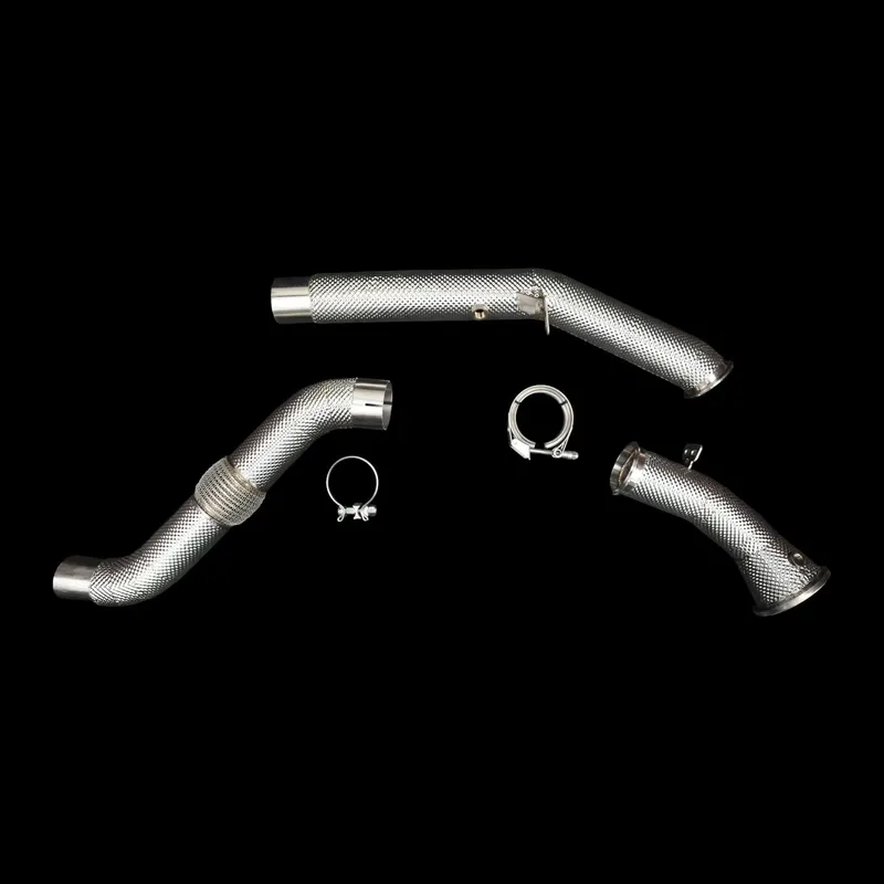 BlackBoost Catless Downpipes | for Land Rover Defender P400 90 (L663) PT306 3.0L I6 Turbo