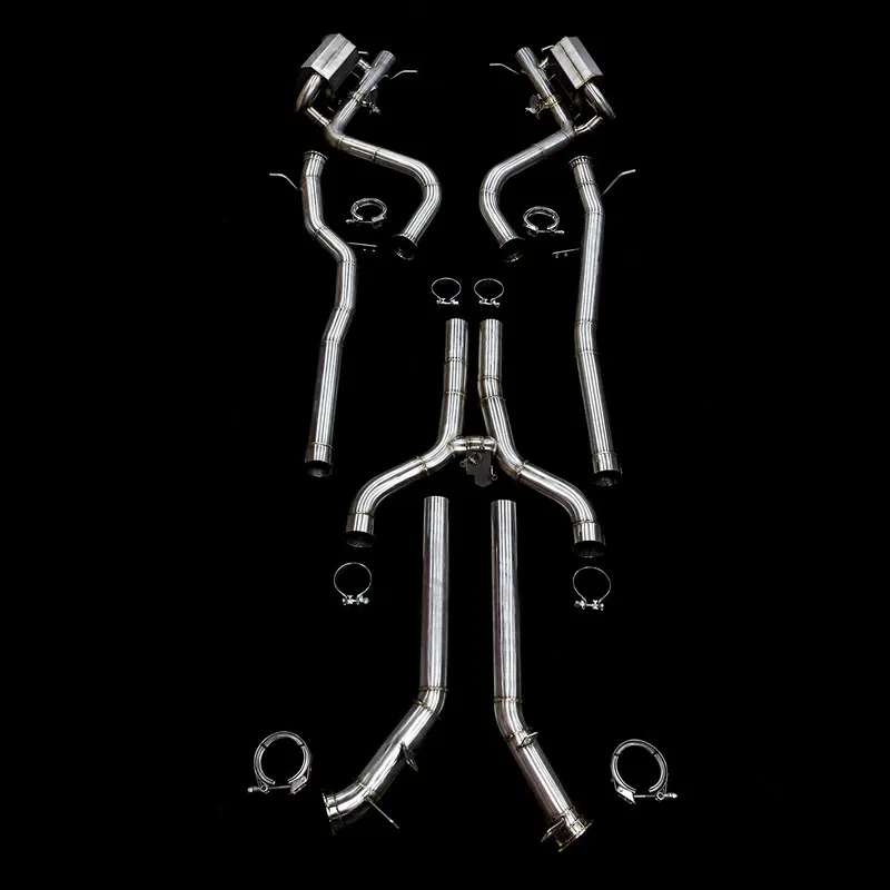 BlackBoost Valved Exhaust System 76mm/3in | for Mercedes AMG E63(S)(213) M177 LS2 4.0L V8 BiTurbo